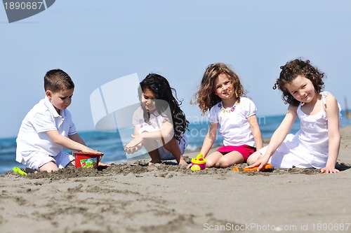 Image of kids playing on beach