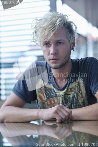 Image of Portrait of an handsome man