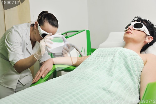 Image of skincare and laser depilation