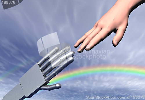 Image of Man and machine