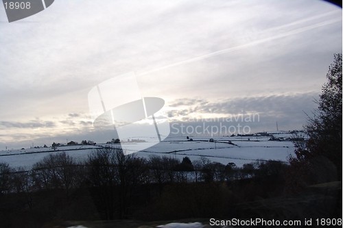 Image of snow with hills