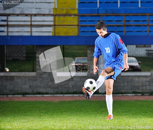 Image of football player in action