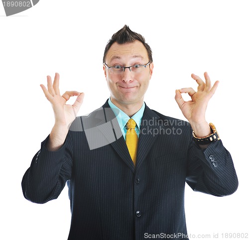 Image of businessman isolated
