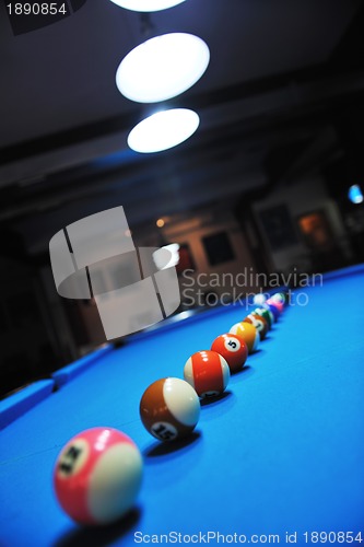 Image of billiard balls