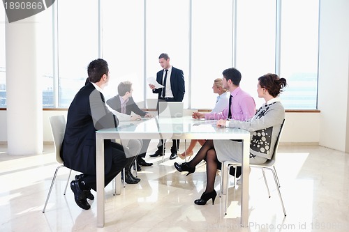 Image of group of business people at meeting