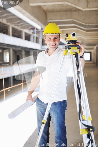 Image of architect on construction site