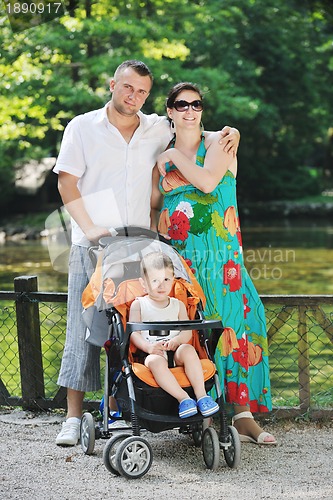 Image of Family at park relaxing and have fun