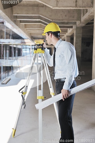 Image of architect on construction site