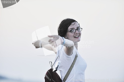 Image of woman travel fashion