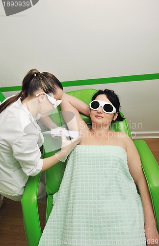 Image of skincare and laser depilation