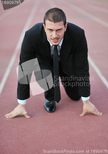 Image of business man in sport