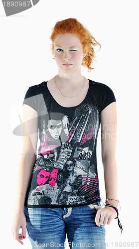 Image of woman fashion isolated
