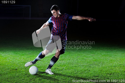Image of football player in action