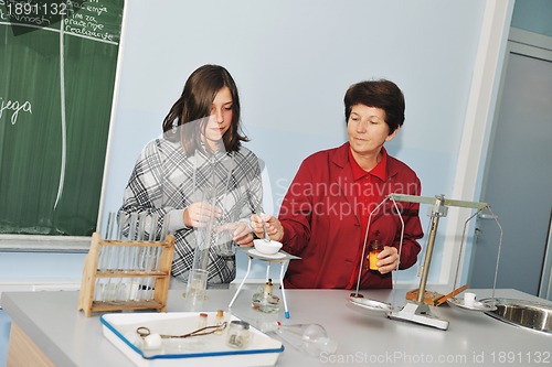 Image of science and chemistry classees at school