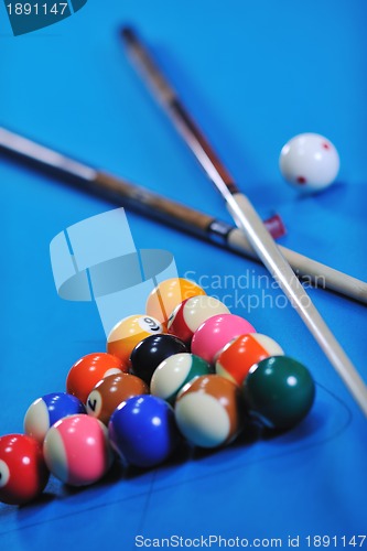 Image of billiard balls