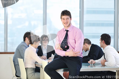 Image of business people at meeting