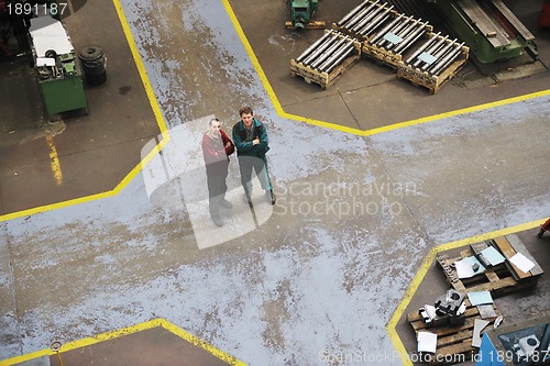 Image of industry workers people in factory