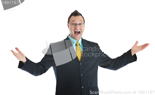 Image of businessman isolated