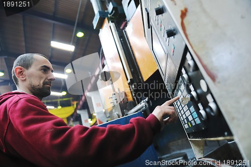 Image of industry workers people in factory