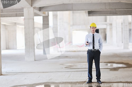 Image of architect on construction site