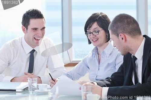 Image of group of business people at meeting