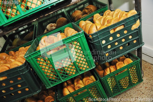 Image of bread factory production