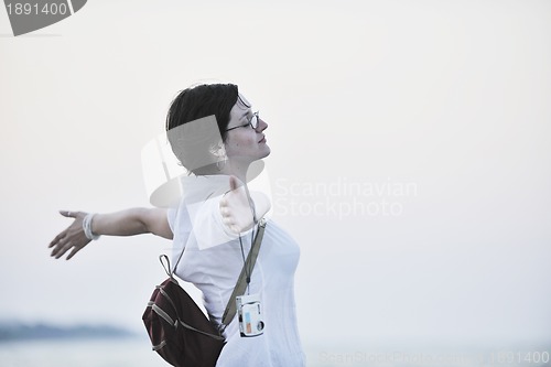 Image of woman travel fashion