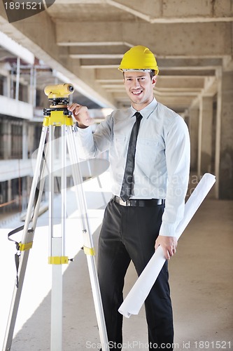 Image of architect on construction site