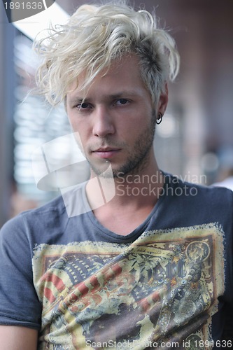 Image of Portrait of an handsome man