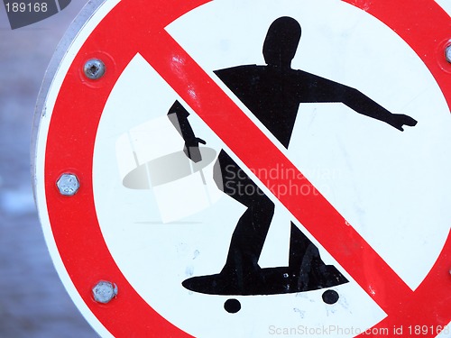 Image of "No Boarding" Sign