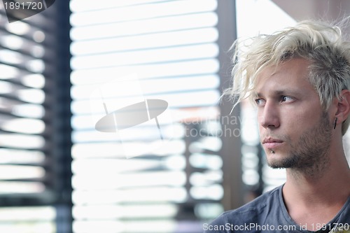 Image of Portrait of an handsome man