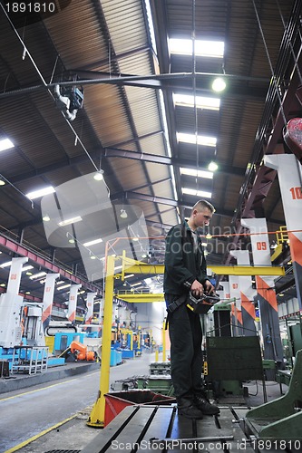 Image of industry workers people in factory