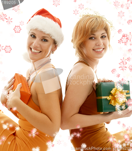 Image of christmas party girls