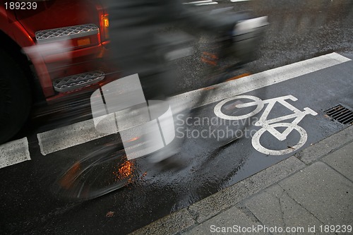 Image of Speedy cyclist