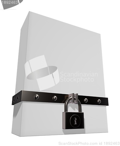 Image of box and padlock