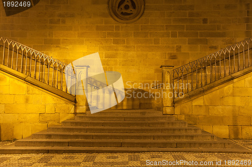 Image of The detail of charles bridge in prague