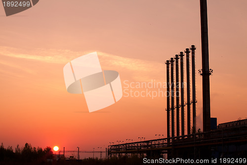 Image of Factory chimneys
