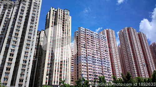 Image of apartment house in Hong Kong