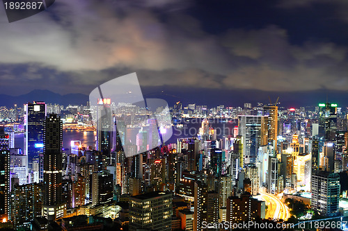 Image of Hong Kong at night