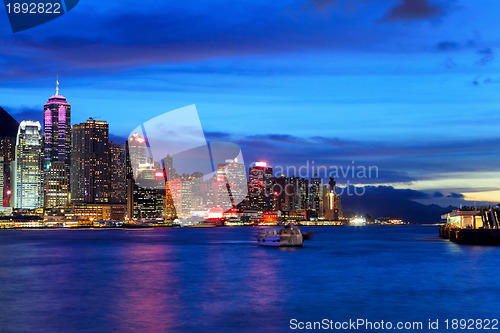 Image of Hong Kong at night