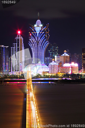 Image of Macau at night