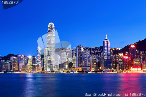 Image of Hong Kong at night