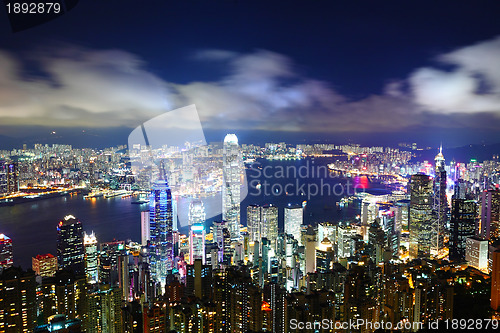 Image of Hong Kong at night