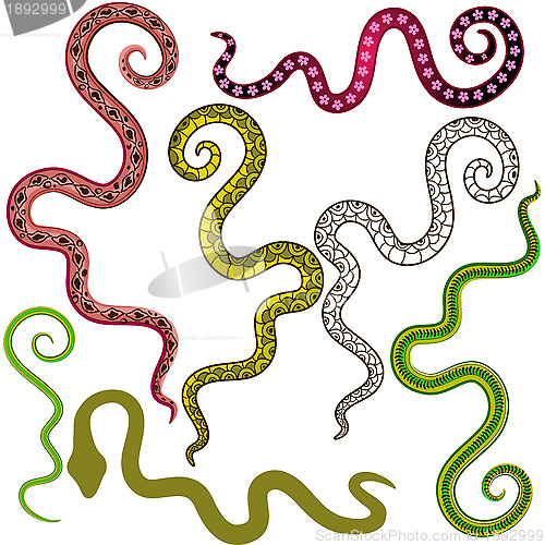 Image of Set wave lines