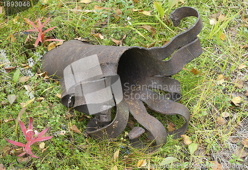 Image of Old mortar bomb