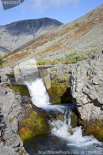 Image of Stream with a waterfall