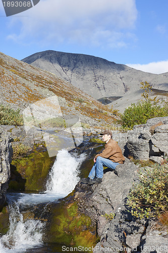 Image of Guy in the mountains