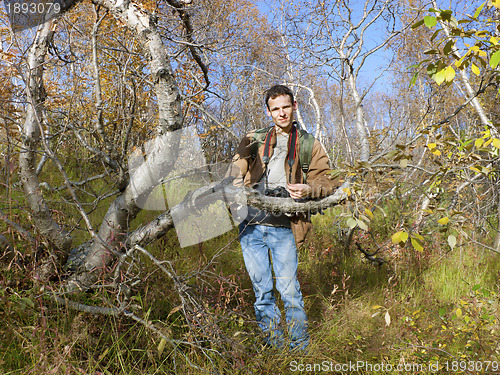 Image of Young man in foothills