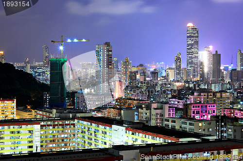 Image of Hong Kong urban at night