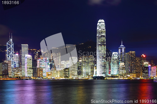 Image of Hong Kong at night